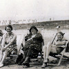 Thumbnail: Shrimpton Family on the beach whilst on holiday in Cliftonville, near Margate, Kent.
