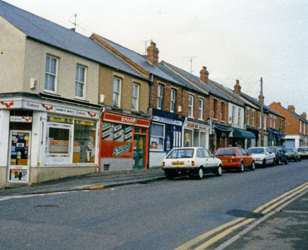 Station Road Shops, Woodford Halse 1994