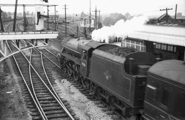 Saltley Stanier class 5 45186 Holiday Express Continues North