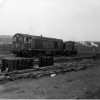 Thumbnail: Engine D8120 shown with loco sheds in background.