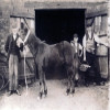 Thumbnail: The blacksmiths shop in the High Street, circa 1900.