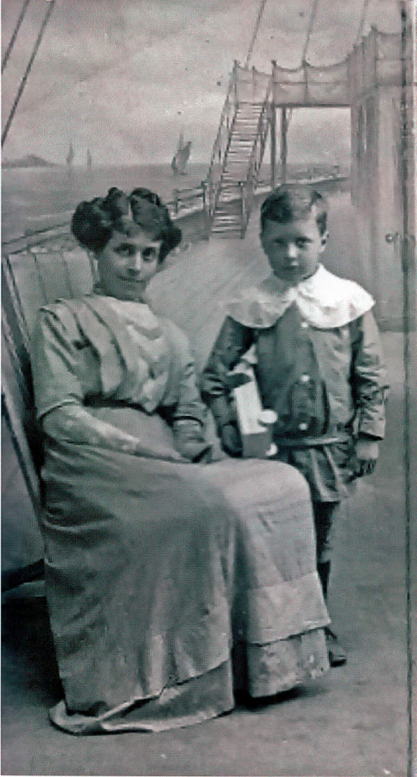Celia and William Coulson posing for portrait photograph.