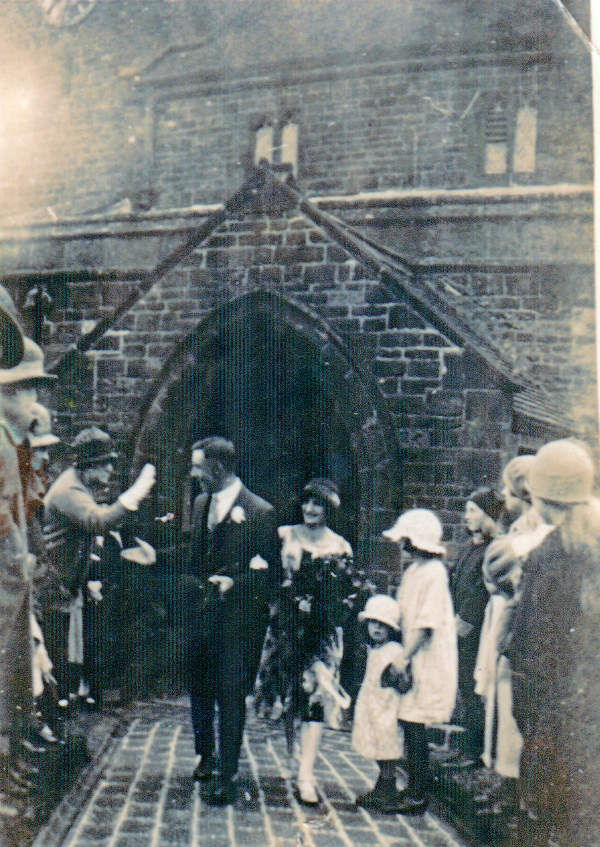 John and Doris Wotherspoon’s Wedding 1922.